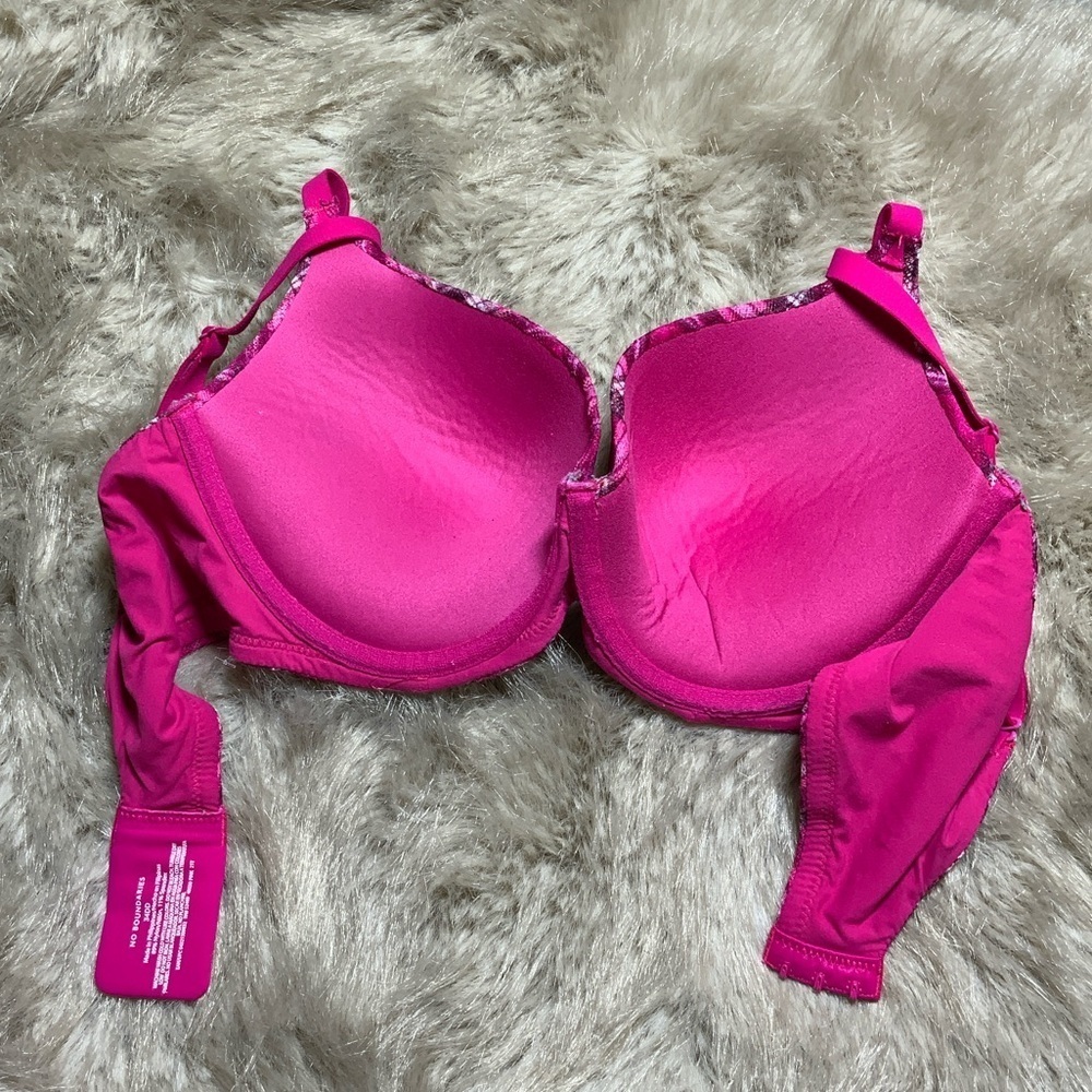 No Boundaries Vibrant Plaid Bra - Picture 5 of 5